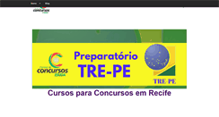 Desktop Screenshot of cceconcursos.com.br